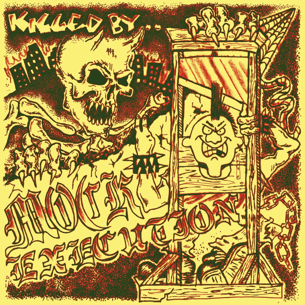 Official album cover art for the release Killed By Mock Execution by Mock Execution