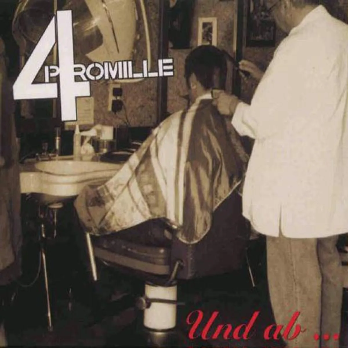 Official album cover art for the release Und ab ... by 4 Promille