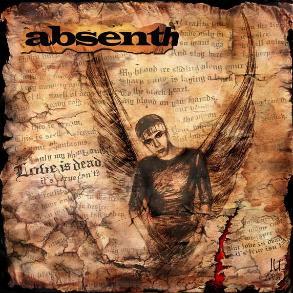 Official album cover art for the release Love is Dead by Absenth