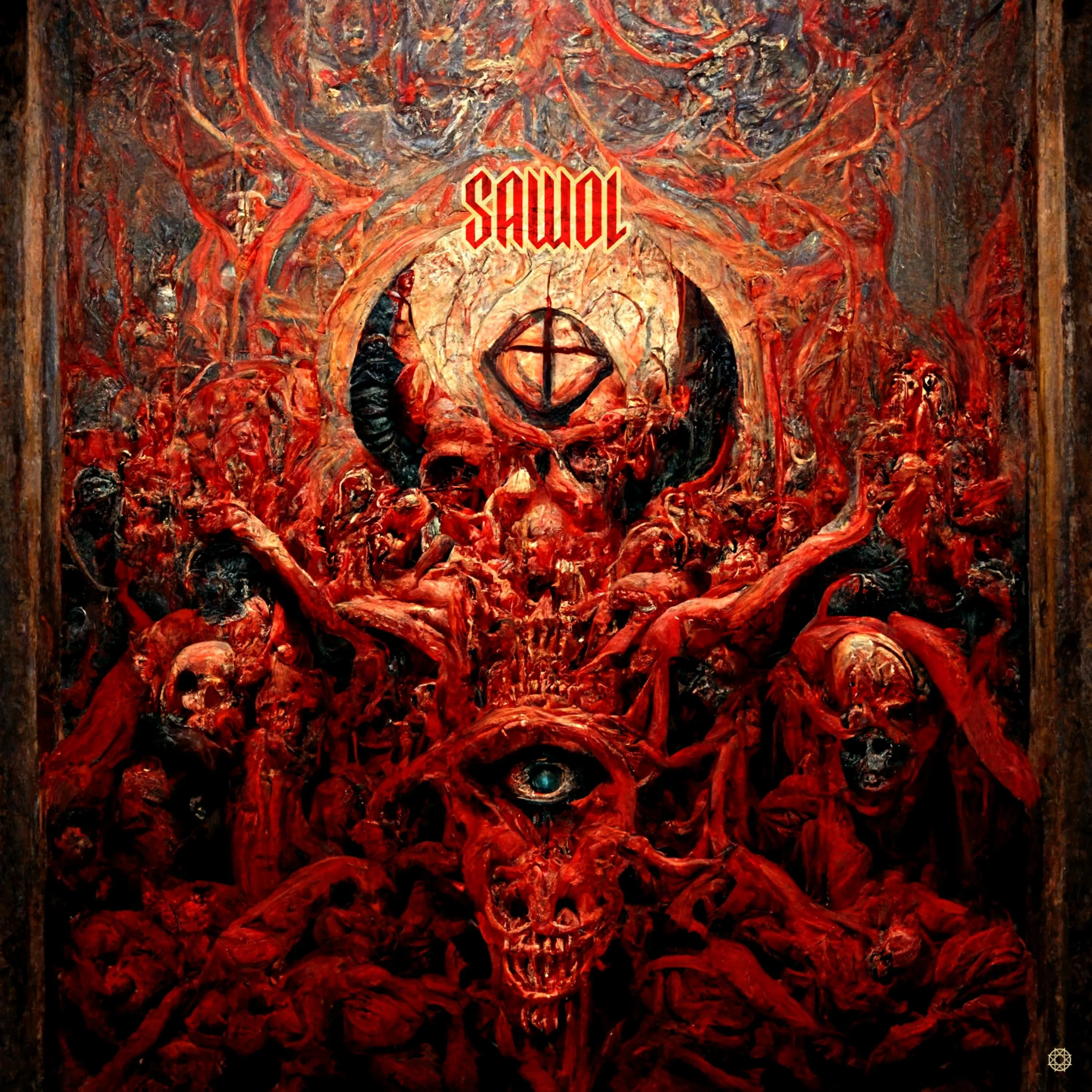 Official album cover art for the release Devil Wears Synths by Sawol