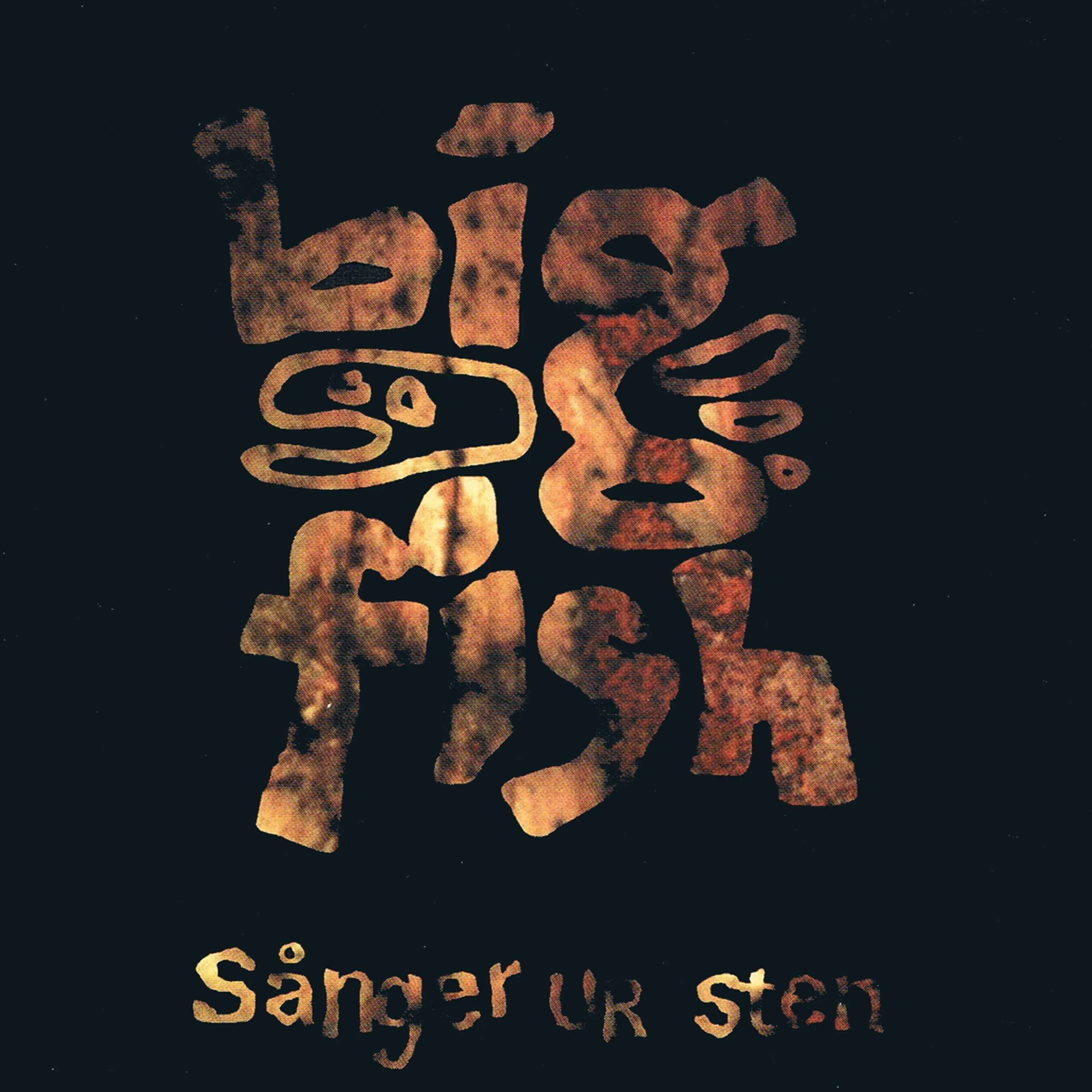 Official album cover art for the release Sånger ur sten by Big Fish