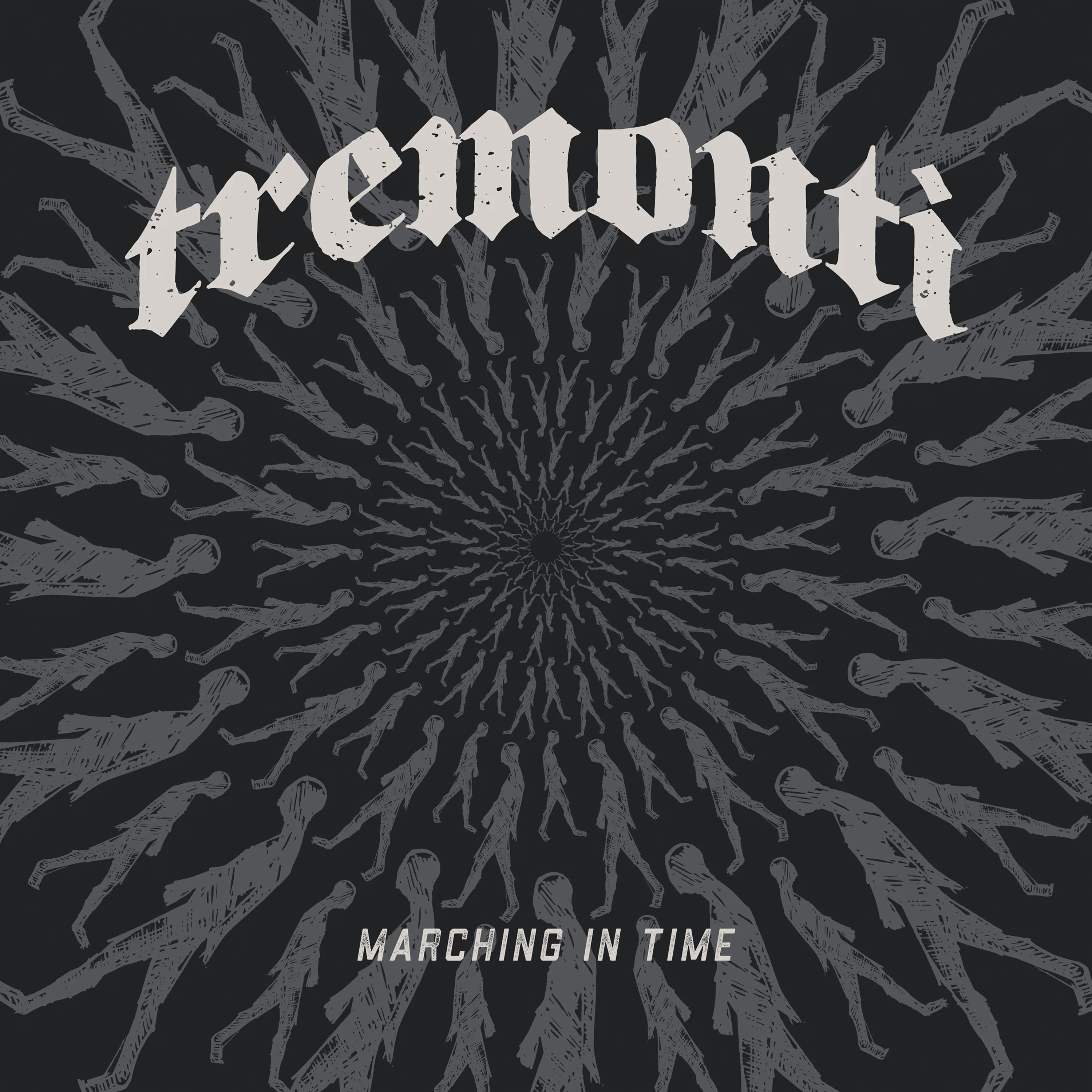 Official album cover art for the release Marching in Time by Tremonti