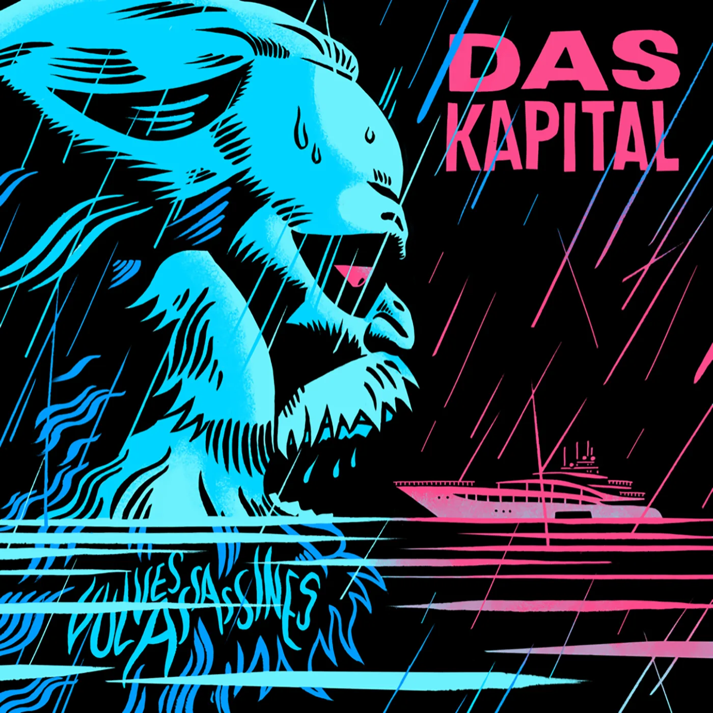 Official album cover art for the release Das Kapital by Vulves Assassines
