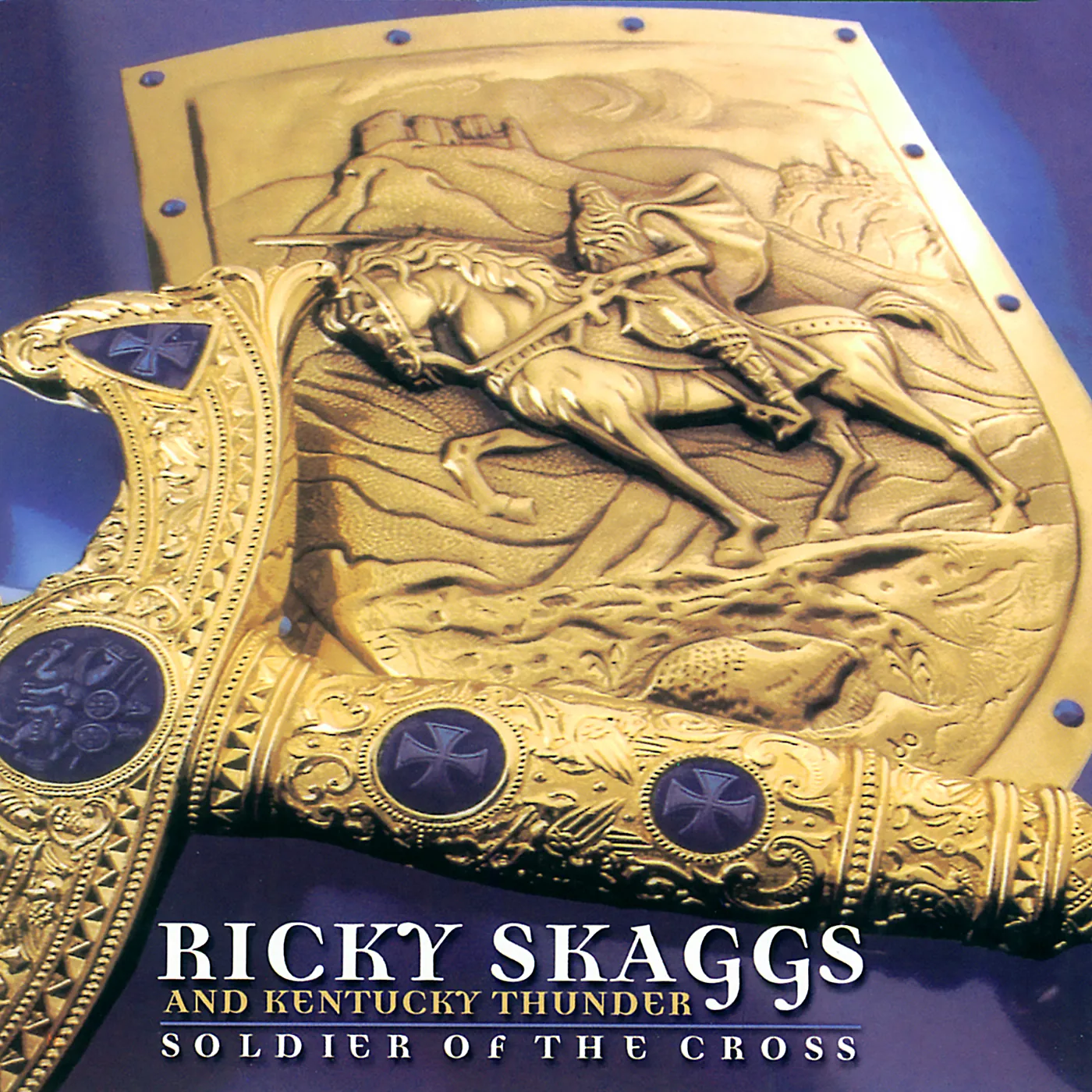 Official album cover art for the release Soldier of the Cross by Ricky Skaggs and Kentucky Thunder