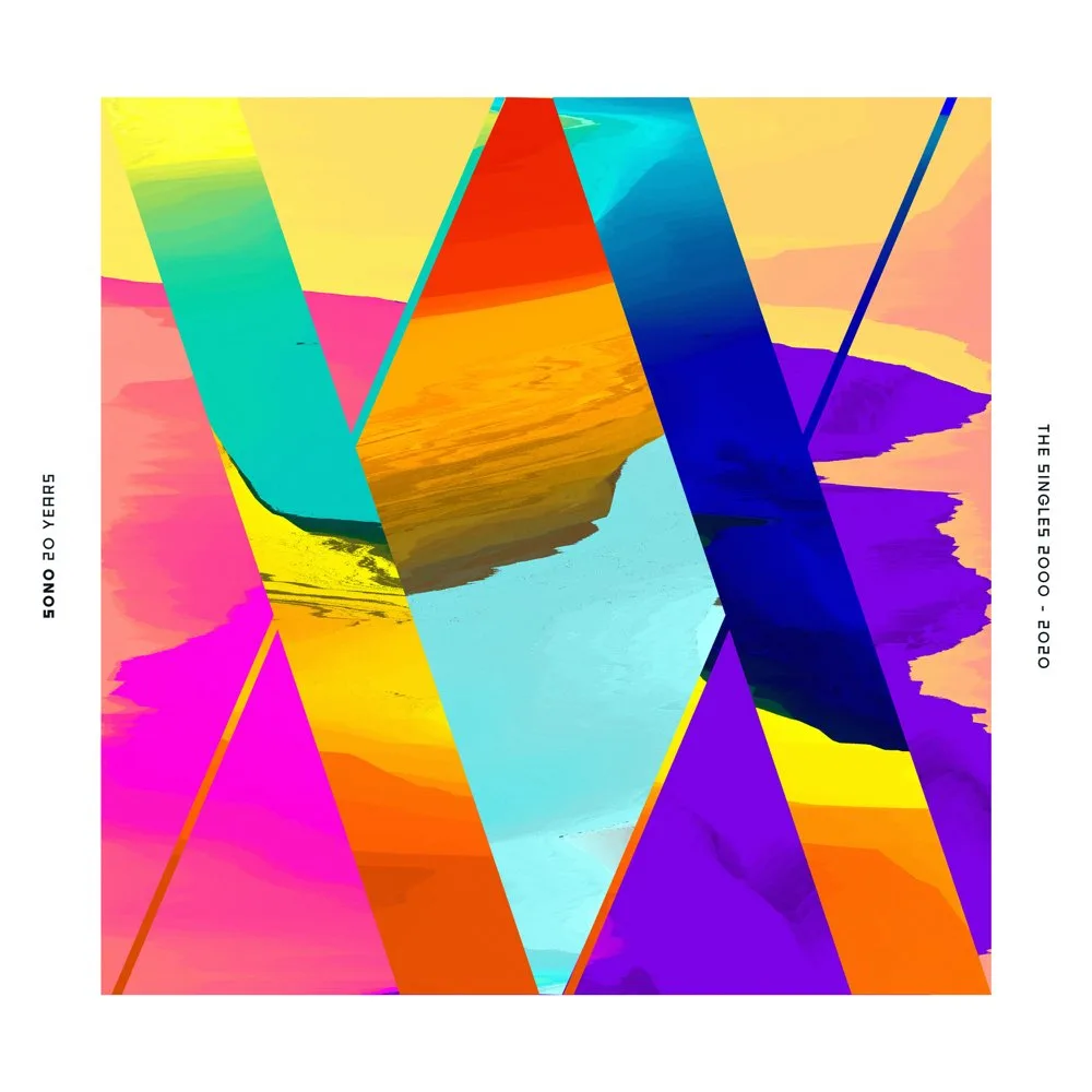 Official album cover art for the release 20 Years - The Singles 2000 - 2020 by Sono
