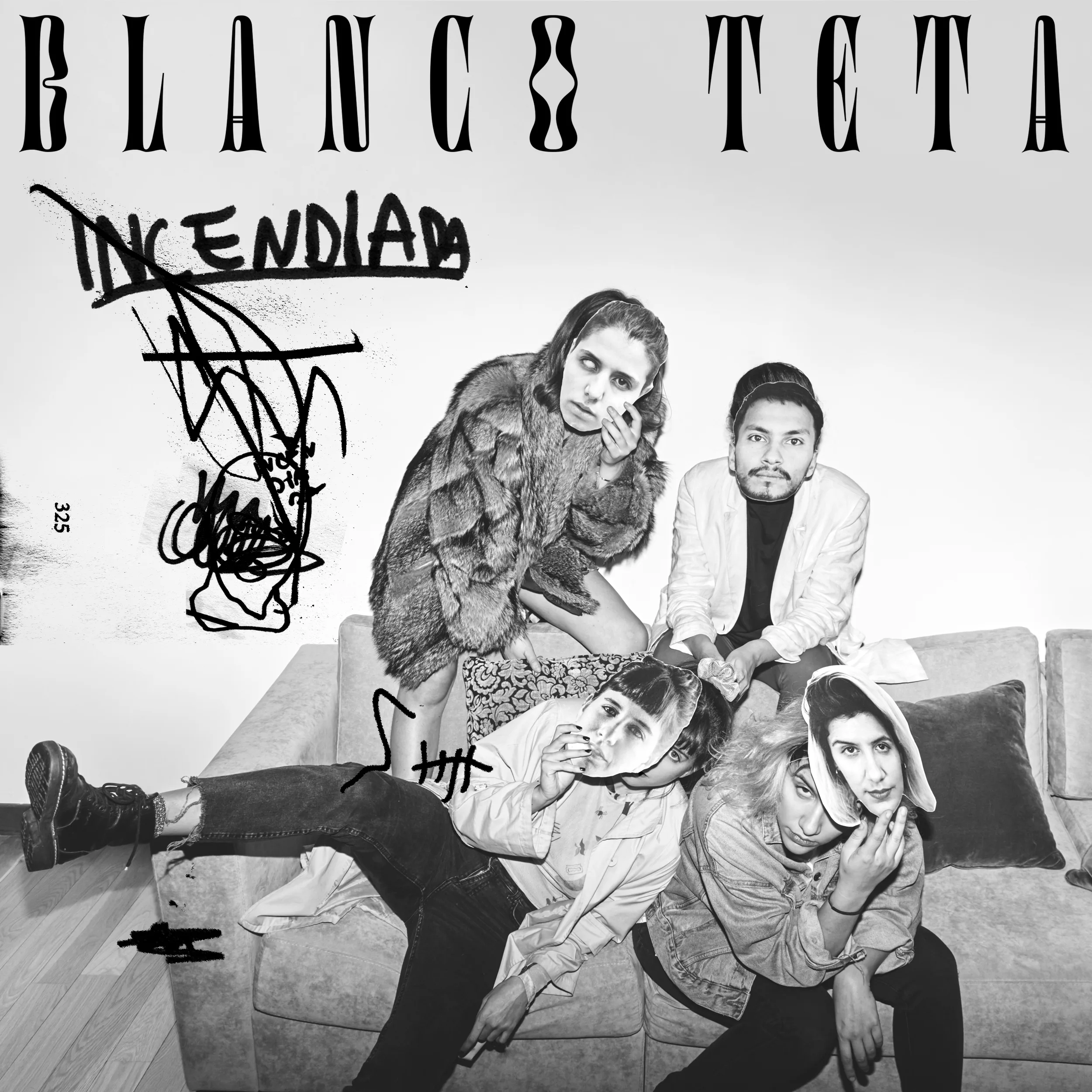 Official album cover art for the release Incendiada by Blanco Teta