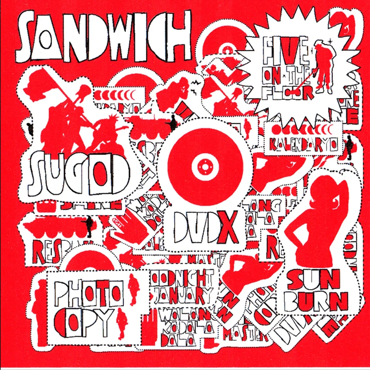 Official album cover art for the release Five On The Floor by Sandwich