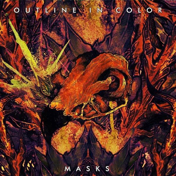 Official album cover art for the release Masks by Outline in Color