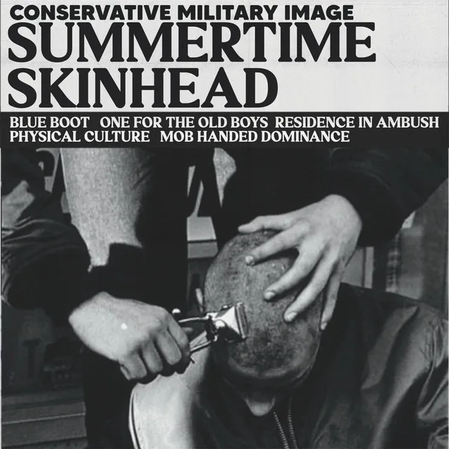 Official album cover art for the release Summertime Skinhead by Conservative Military Image