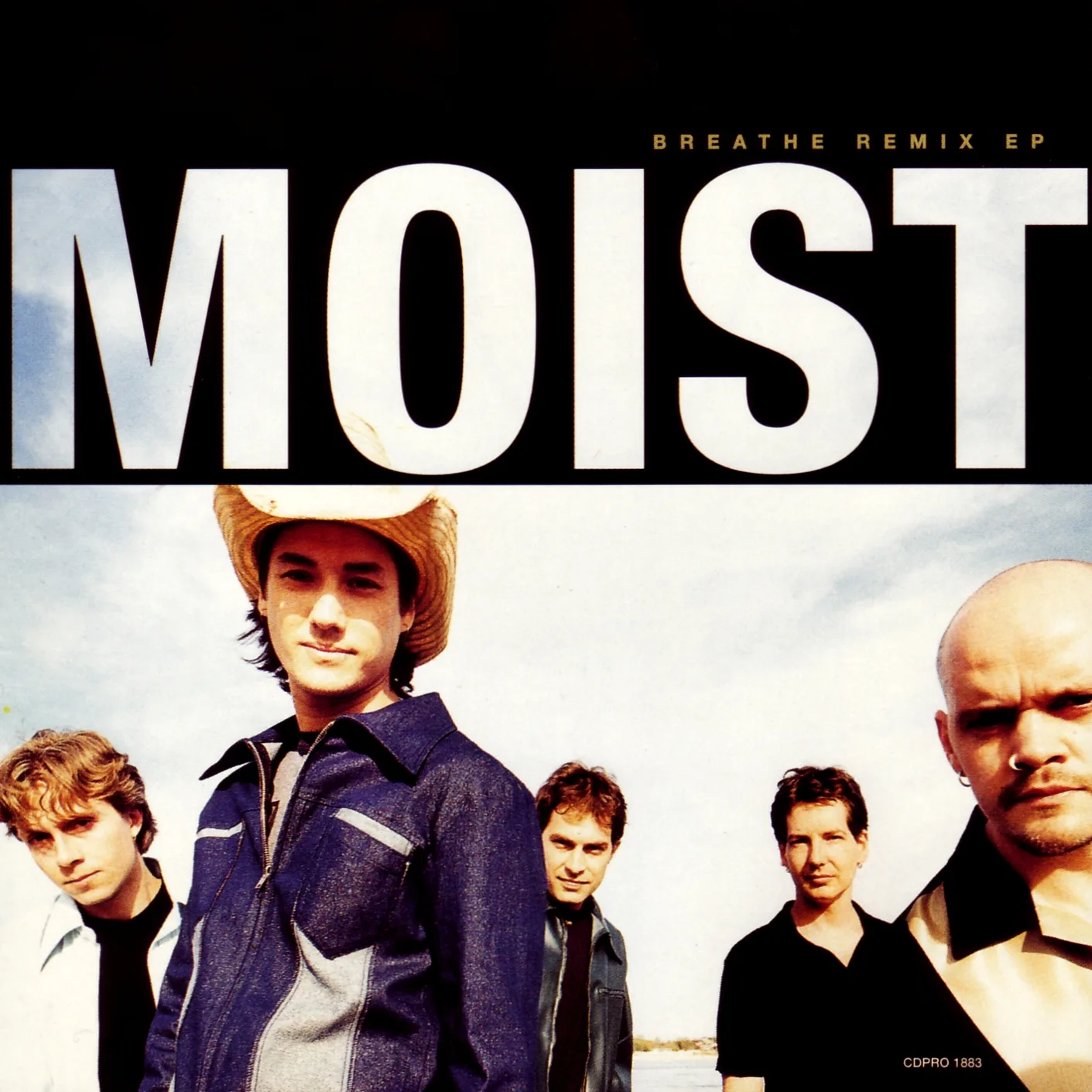 Official album cover art for the release Breathe Remix EP by Moist