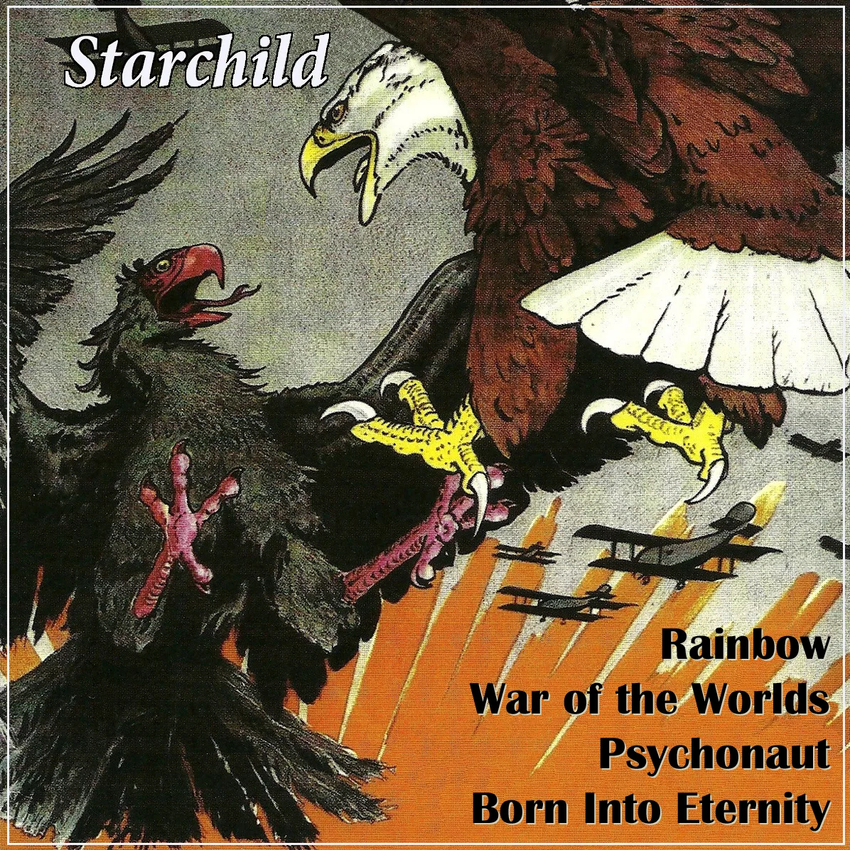 Official album cover art for the release Starchild by Starchild