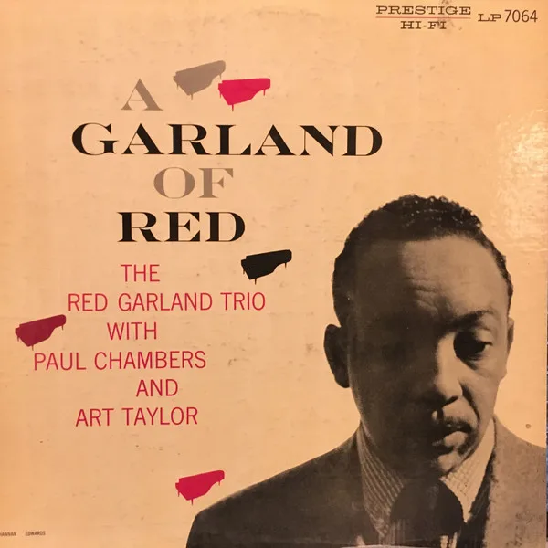 Official album cover art for the release A Garland of Red by Red Garland Trio