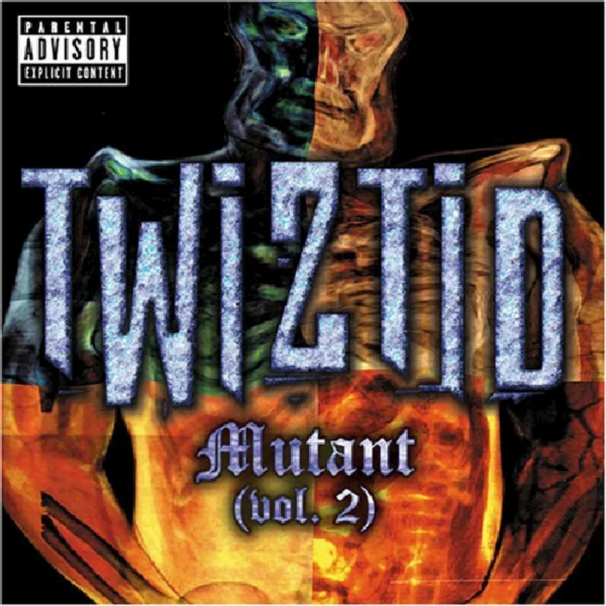 Official album cover art for the release Mutant (Vol. 2) by Twiztid