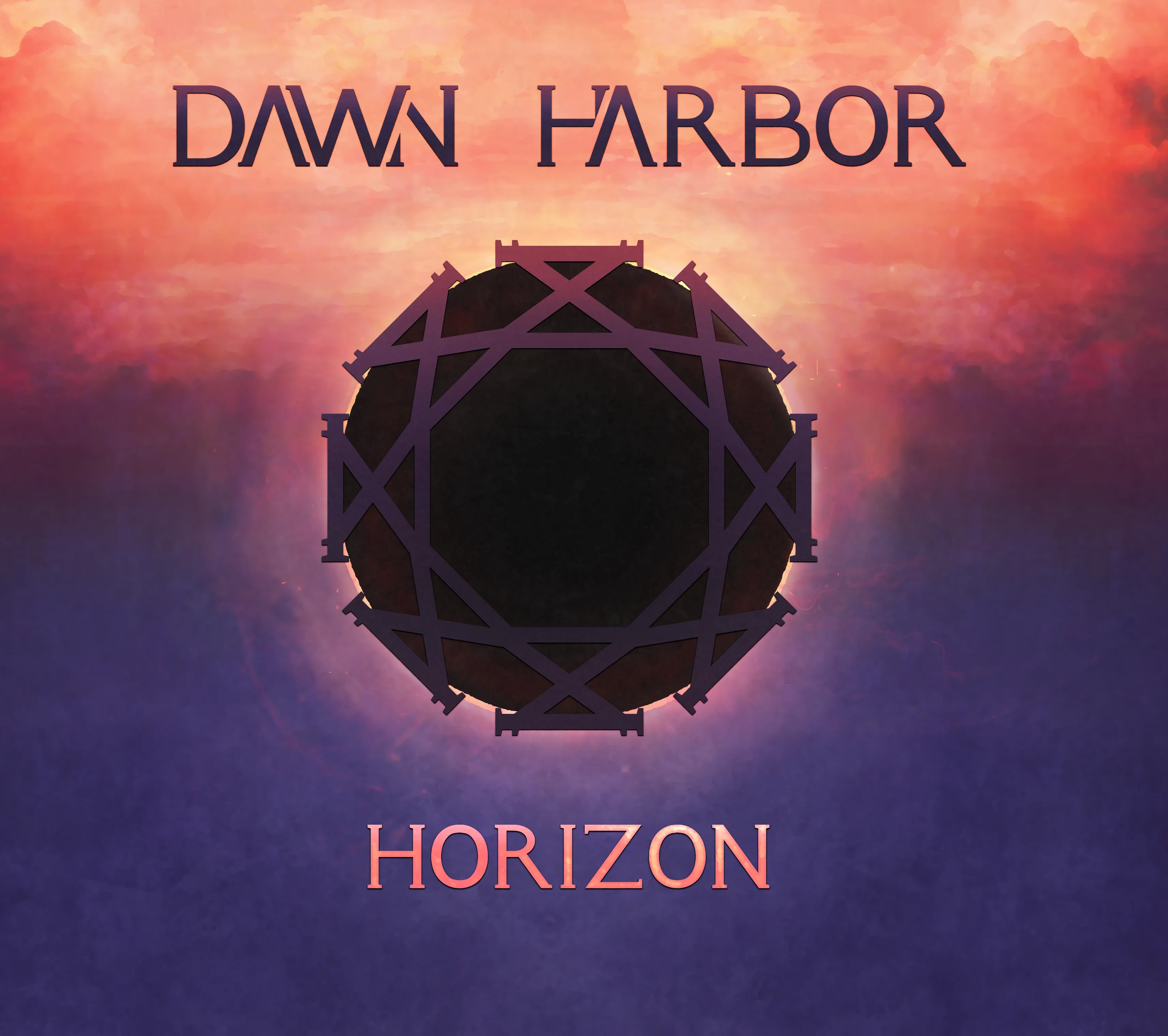 Official album cover art for the release Horizon by Dawn Harbor