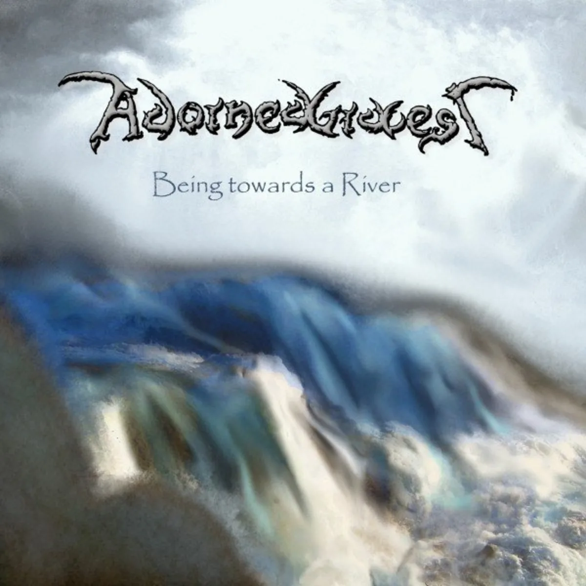 Official album cover art for the release Being Towards a River by Adorned Graves