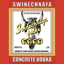 Official album cover art for the release Brezhnev's Cocktail by Concrete Swine