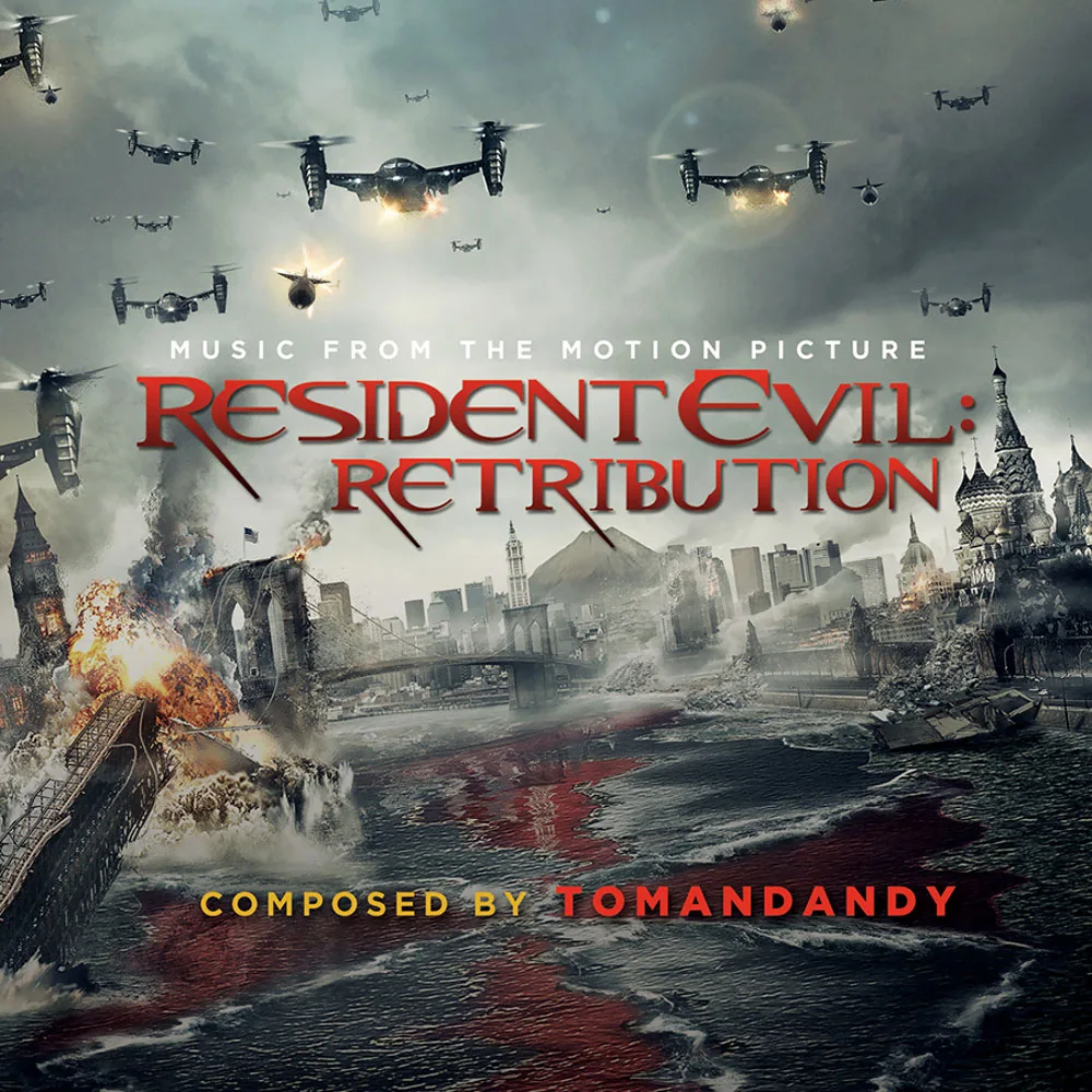 Official album cover art for the release Resident Evil: Retribution: Music From the Motion Picture by tomandandy