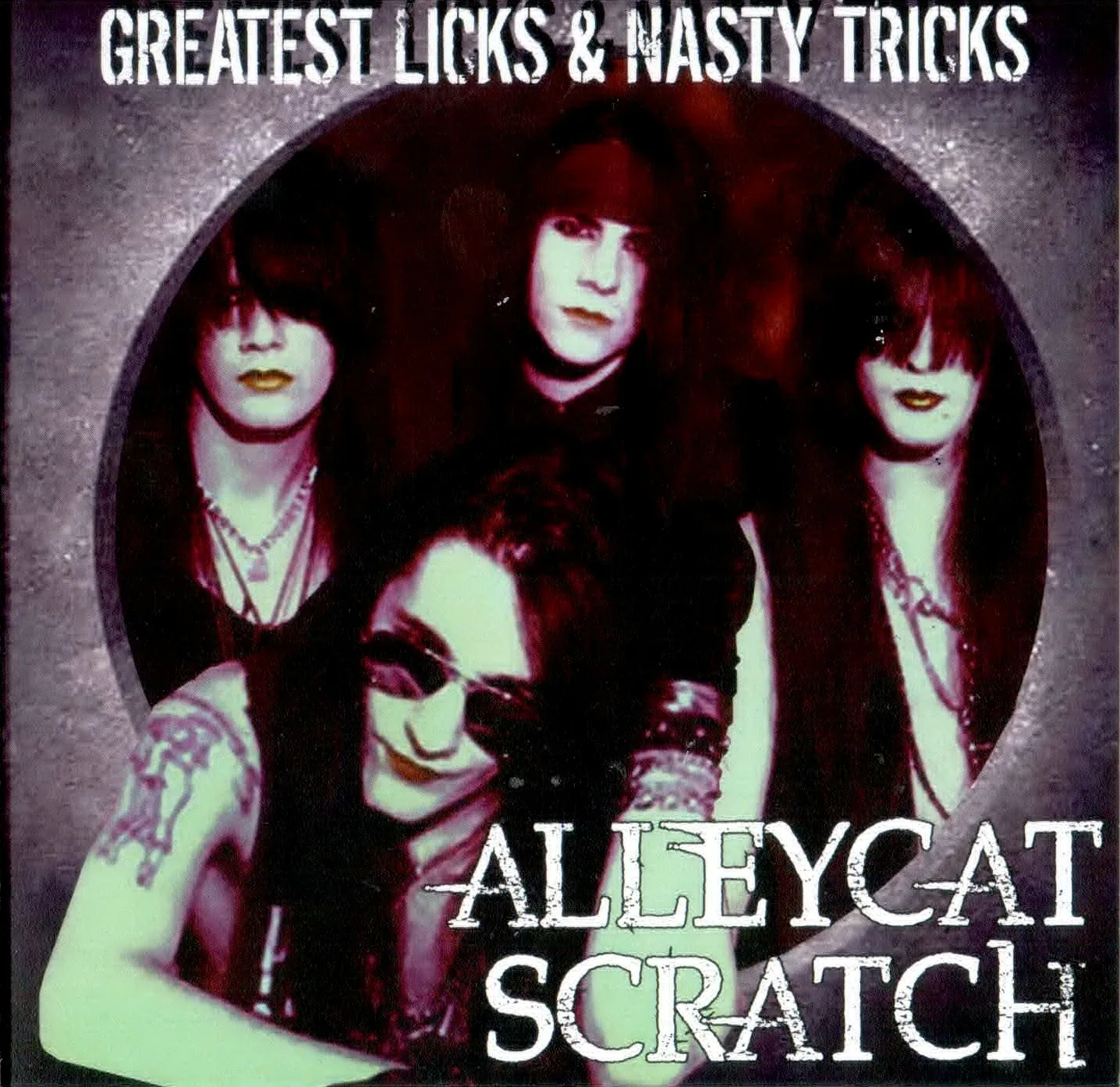 Official album cover art for the release Greatest Licks & Nasty Tricks by Alleycat Scratch