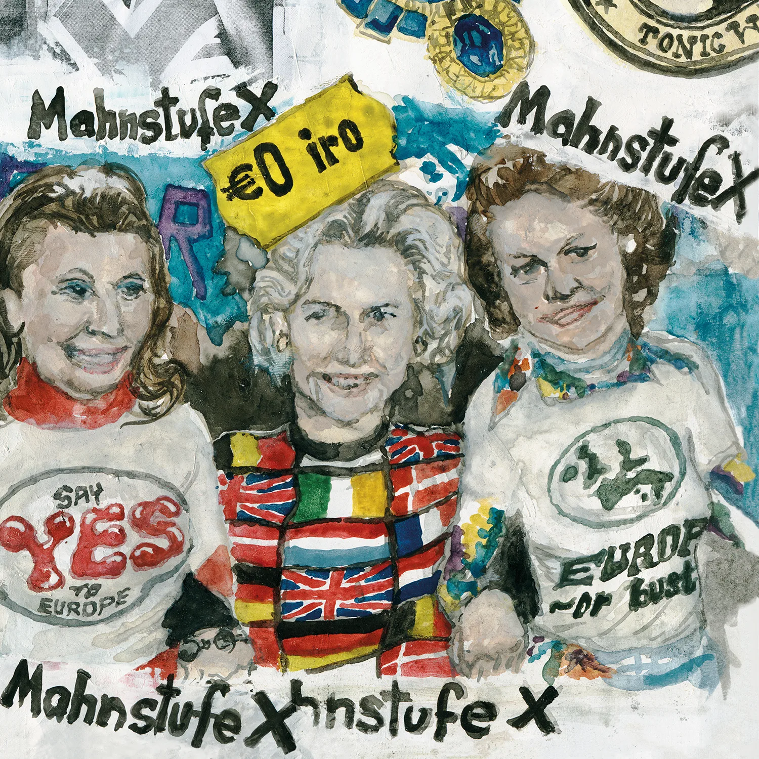 Official album cover art for the release Mahnstufe X by Oiro