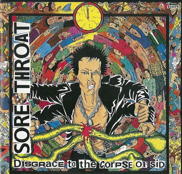 Official album cover art for the release Disgrace to the Corpse of Sid by Sore Throat