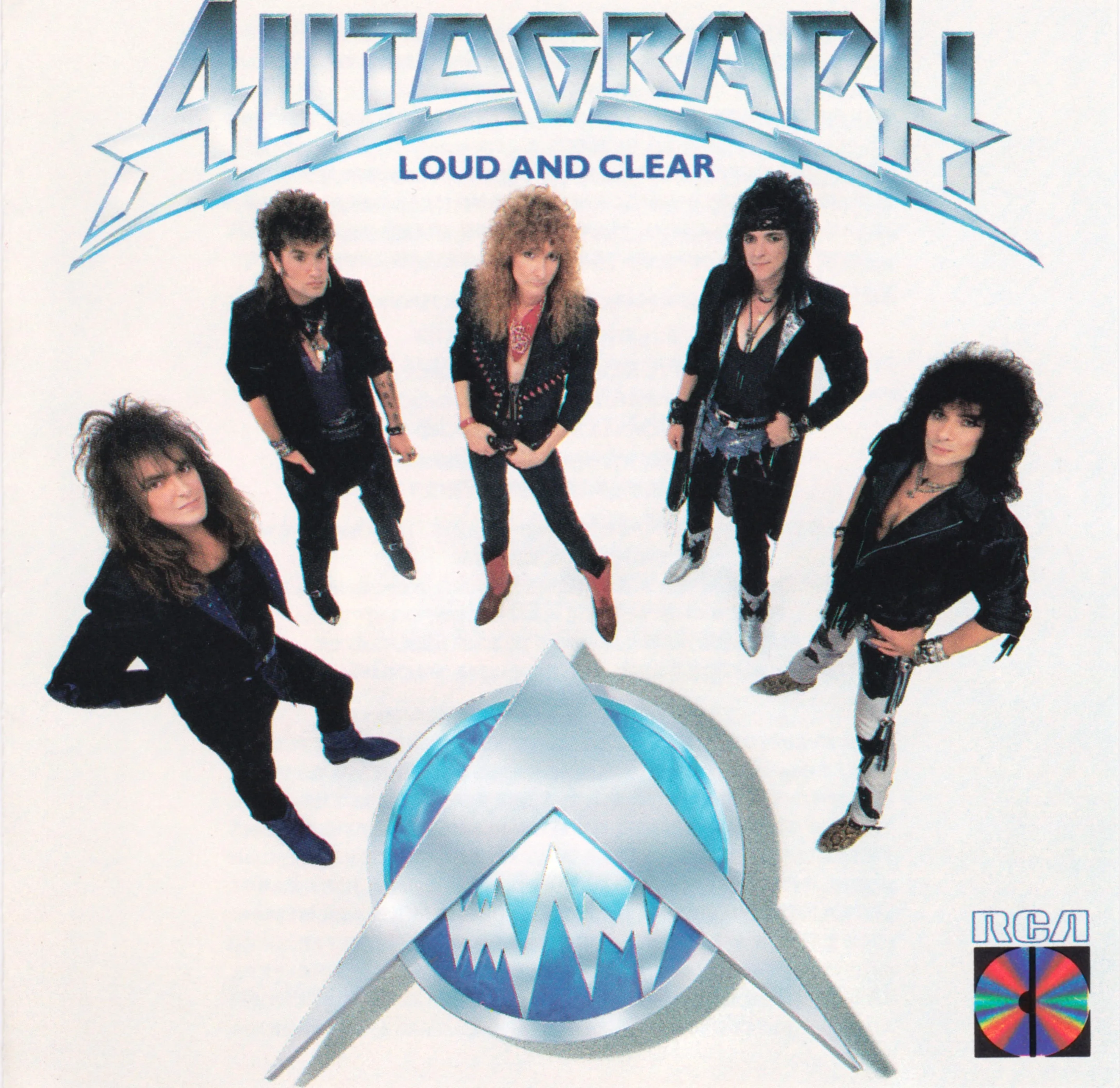Official album cover art for the release Loud and Clear by Autograph