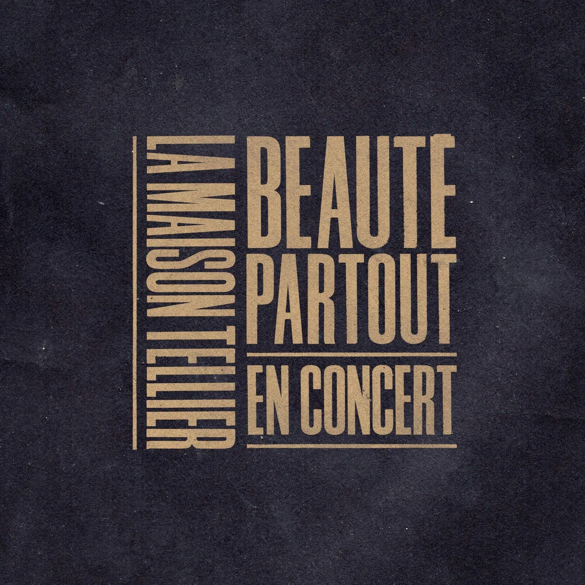 Official album cover art for the release Beauté partout by La Maison Tellier