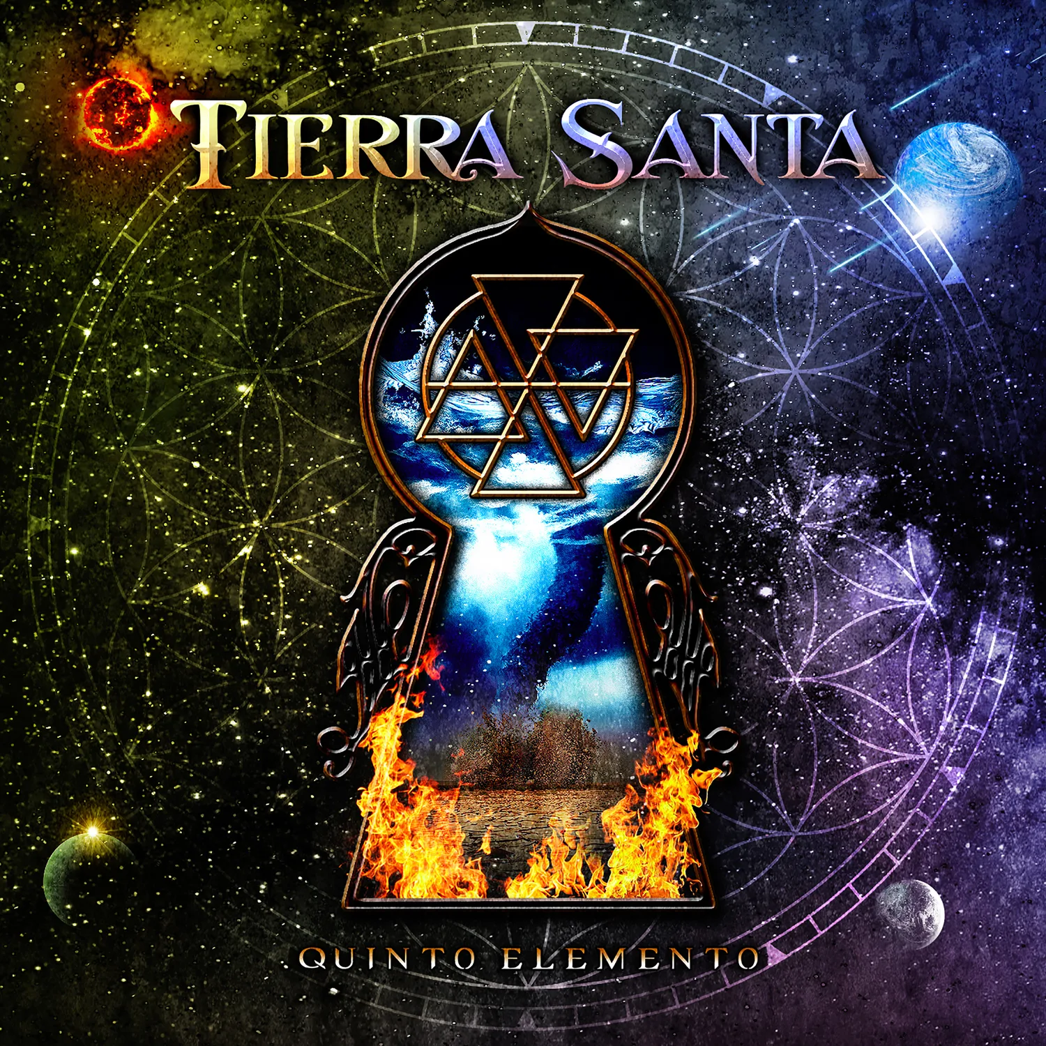 Official album cover artwork for Quinto elemento by Tierra Santa