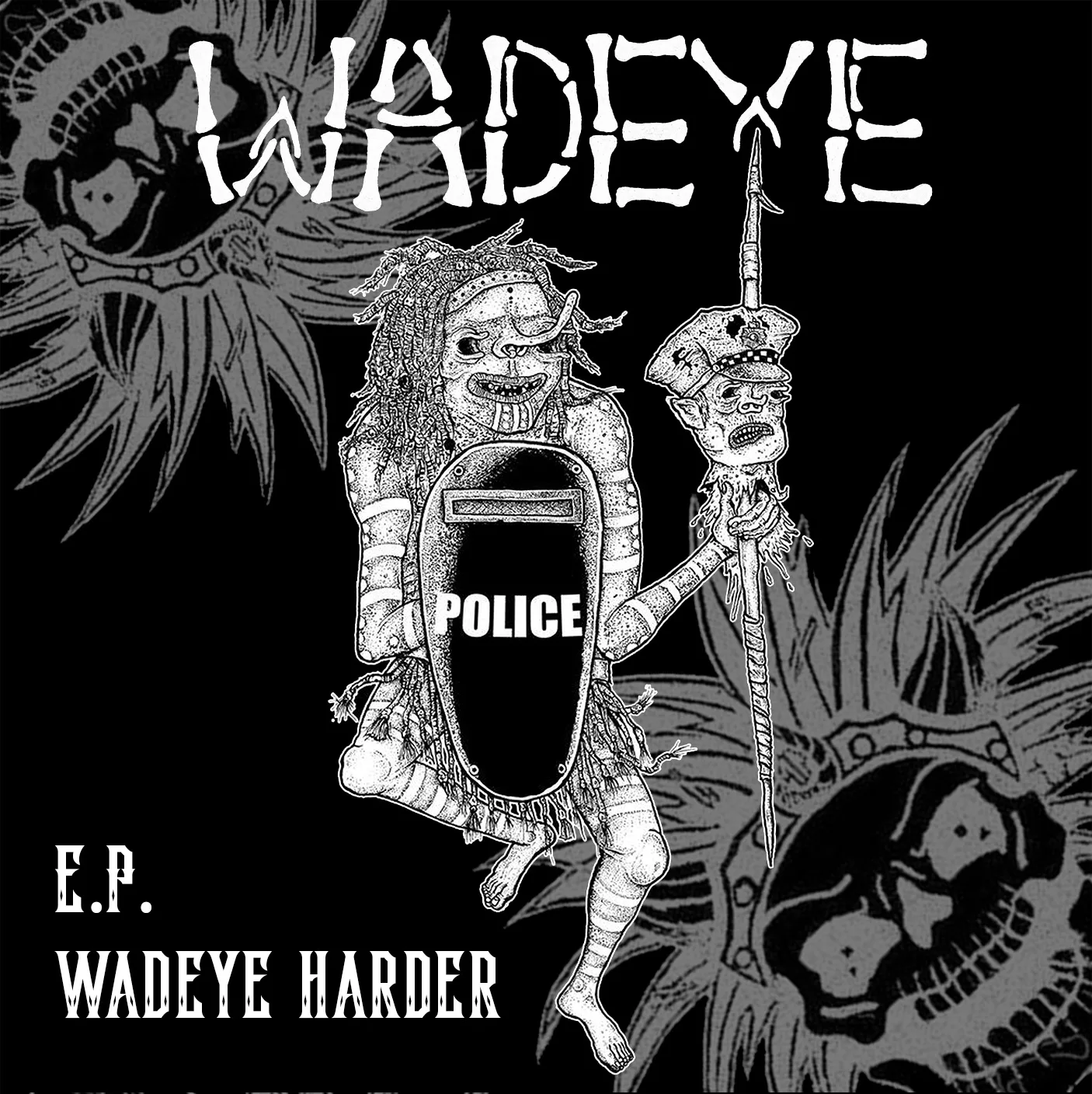Official album cover art for the release Wadeye Harder EP by Wadeye