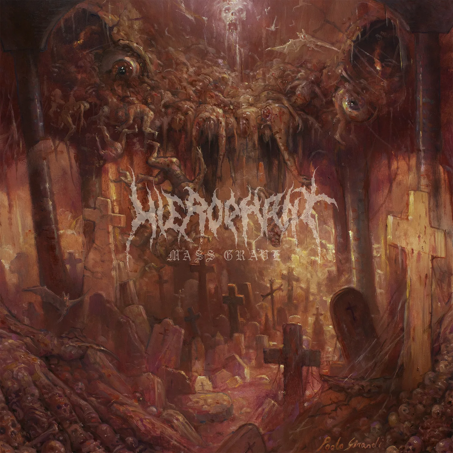 Official album cover artwork for Mass Grave by Hierophant