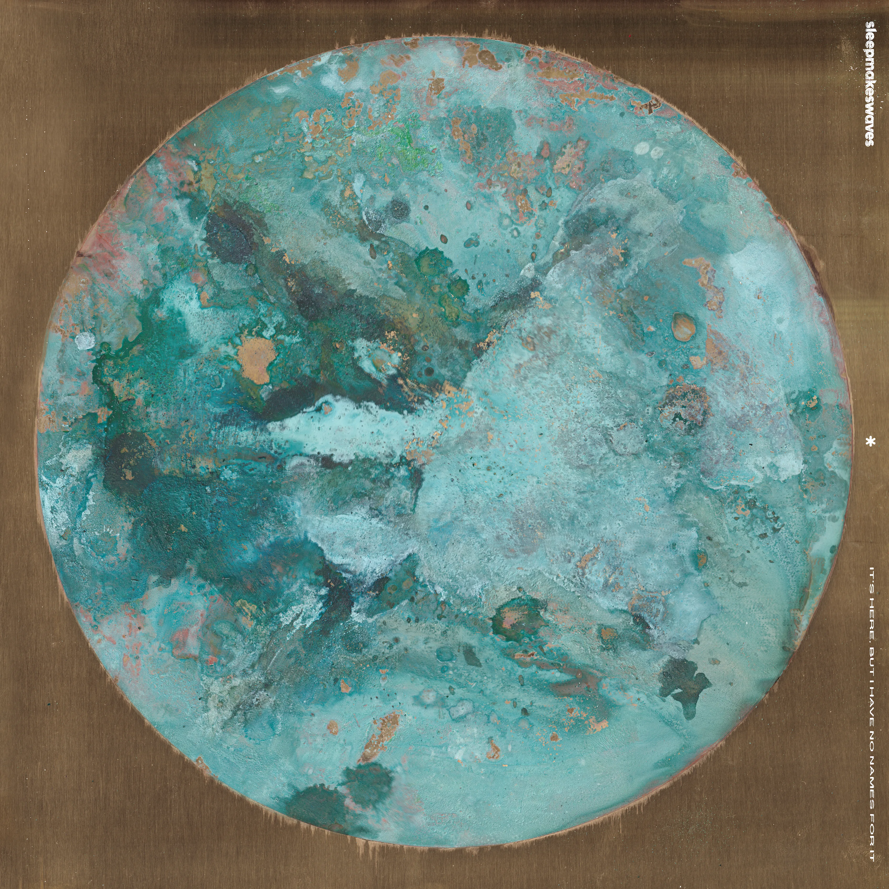 Official album cover art for the release It’s Here, but I Have No Names for It by sleepmakeswaves