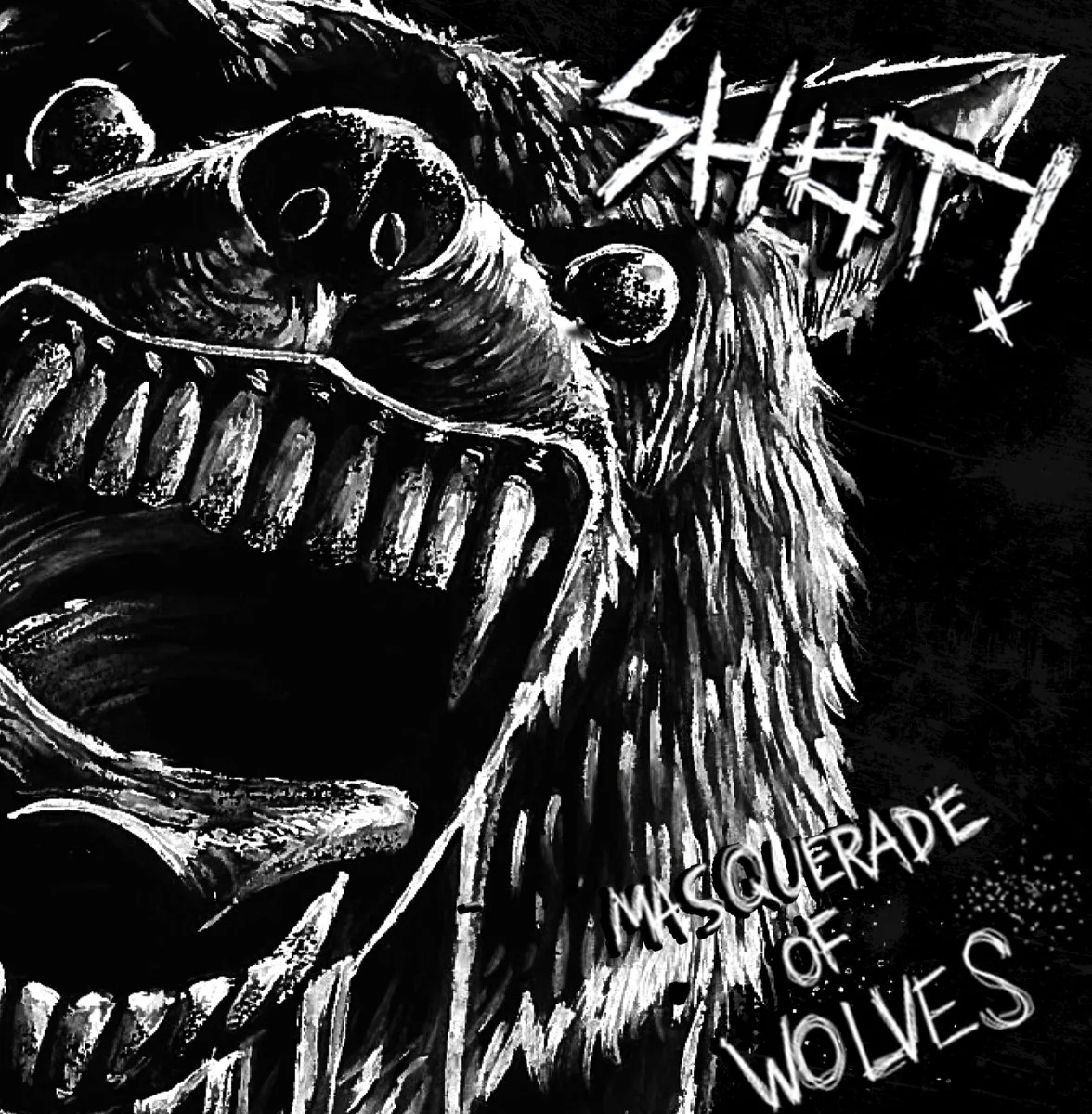 Official album cover art for the release Masquerade of Wolves by SHOT!