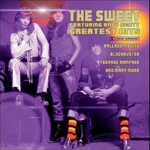 Official album cover art for the release Greatest Hits by Andy Scott’s Sweet