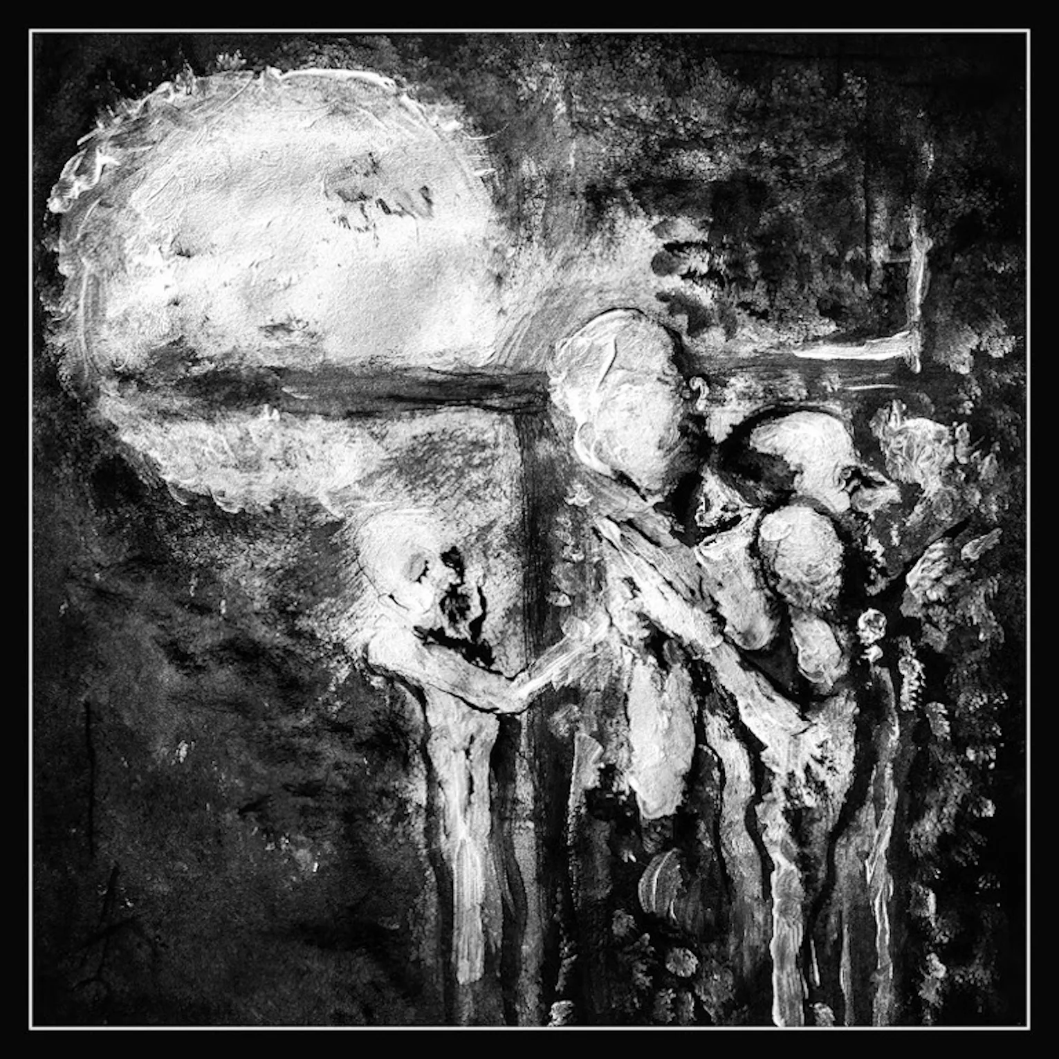 Official album cover art for the release Läpi Unen Kerrosten by Tuhonsiemen