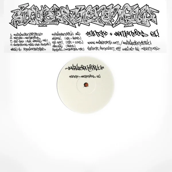 Official album cover art for the release Syntax + Semantics EP by Supersci