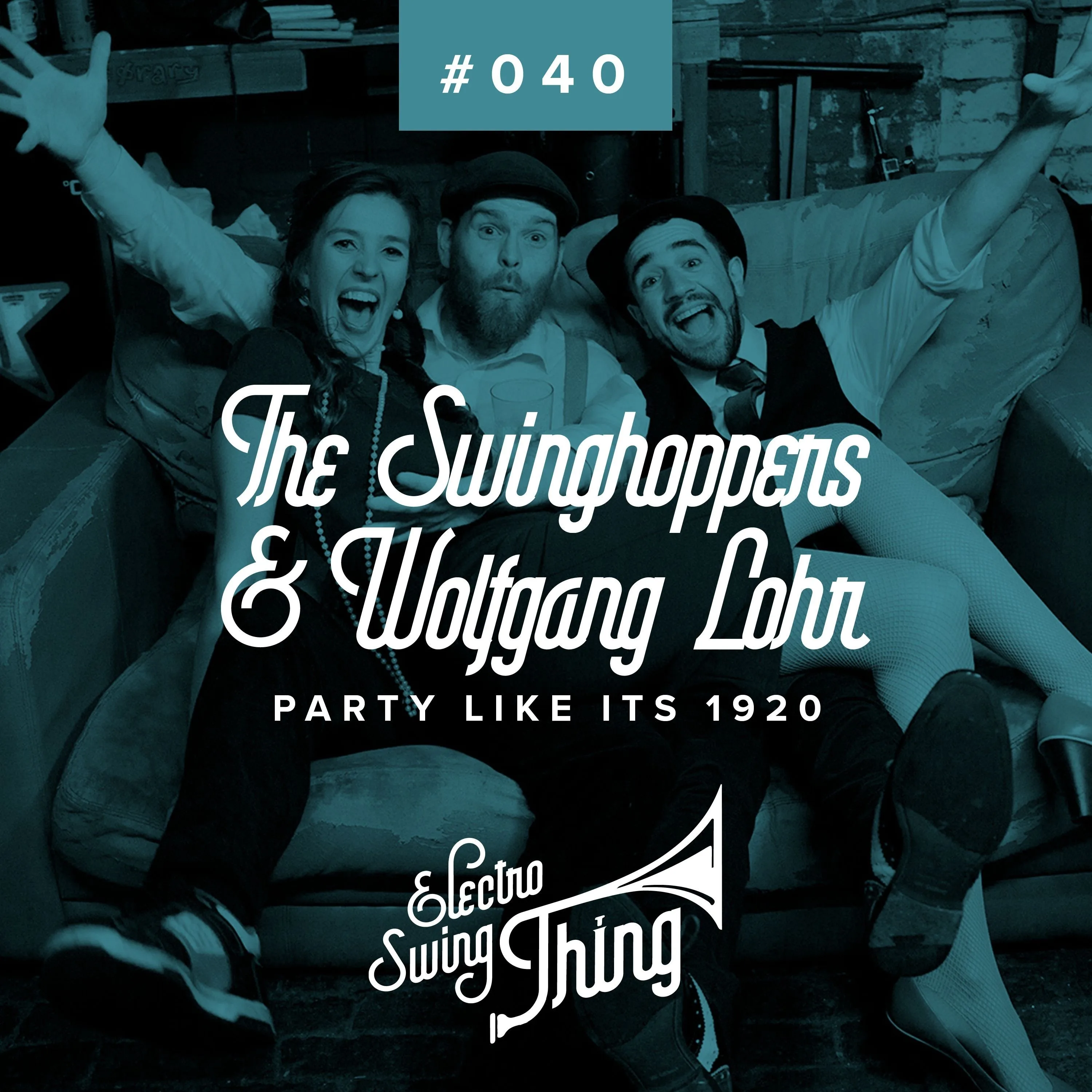 Official album cover art for the release Party Like Its 1920 by The Swinghoppers