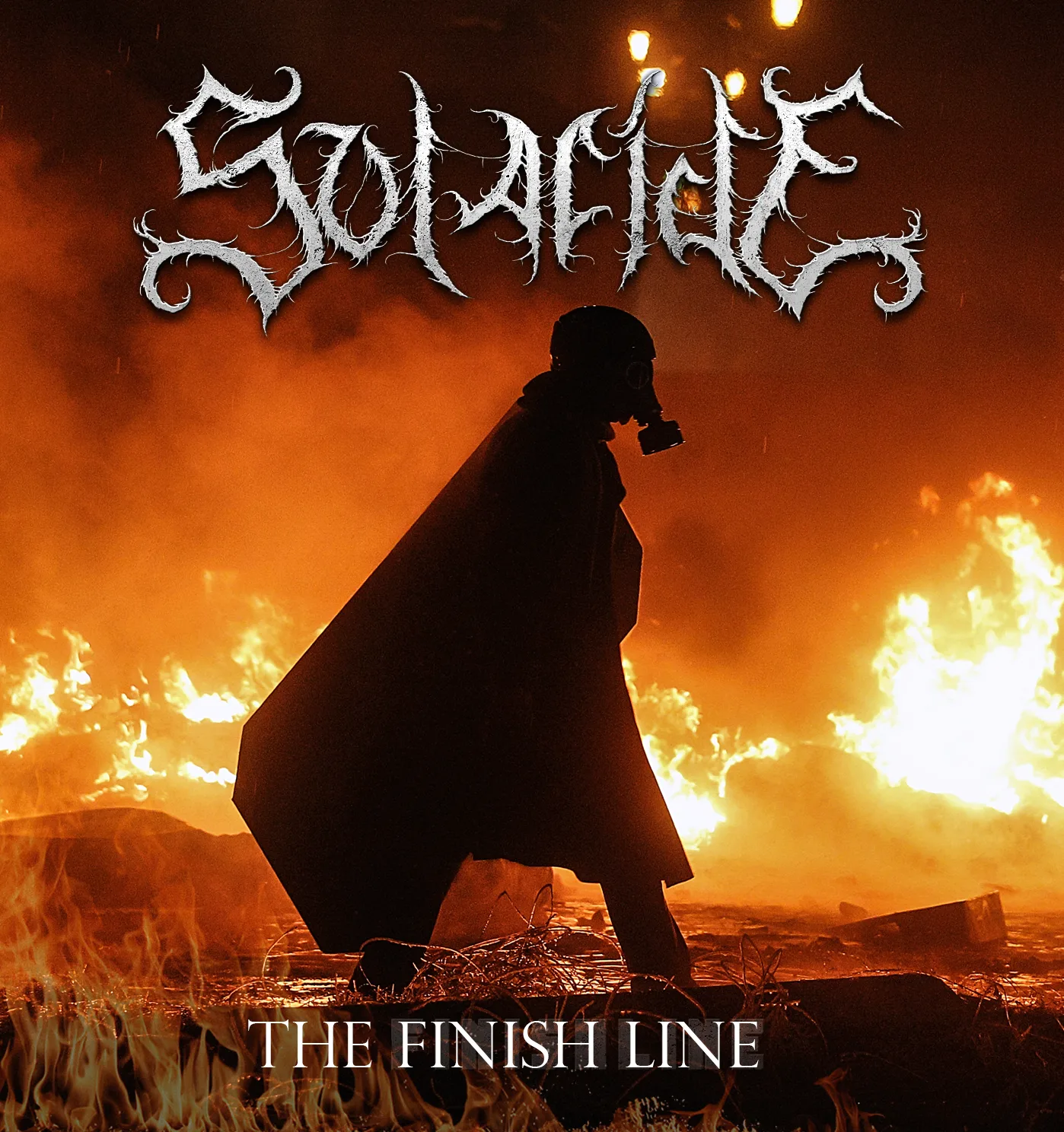 Official album cover art for the release The Finish Line by Solacide