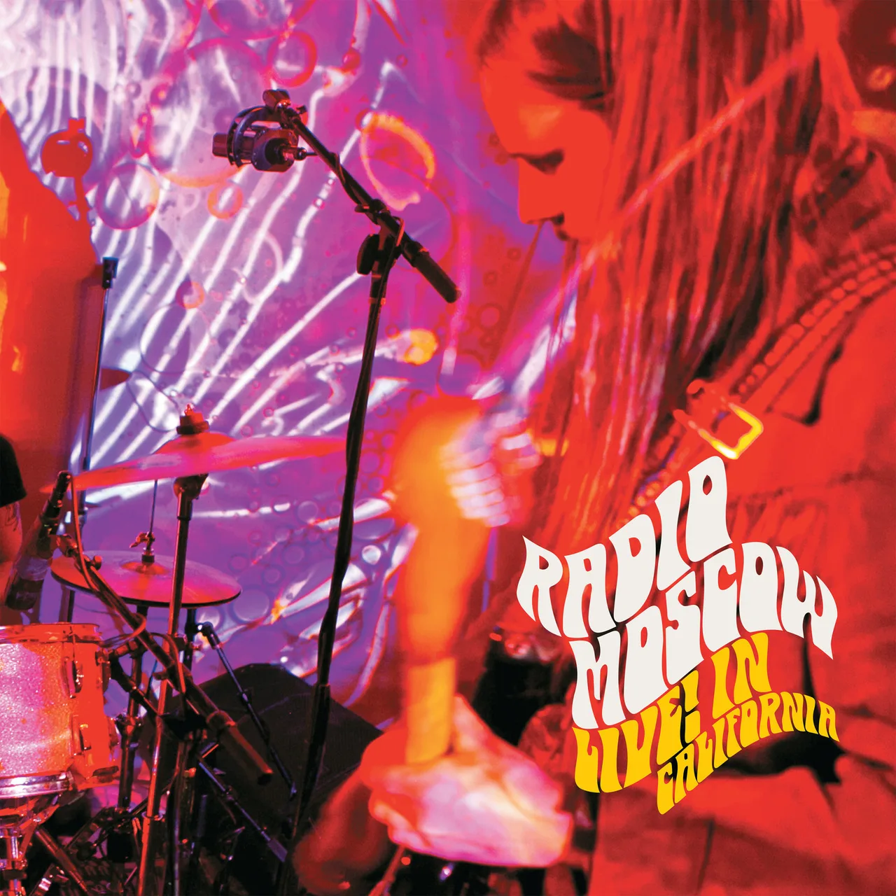 Official album cover art for the release Live! in California by Radio Moscow