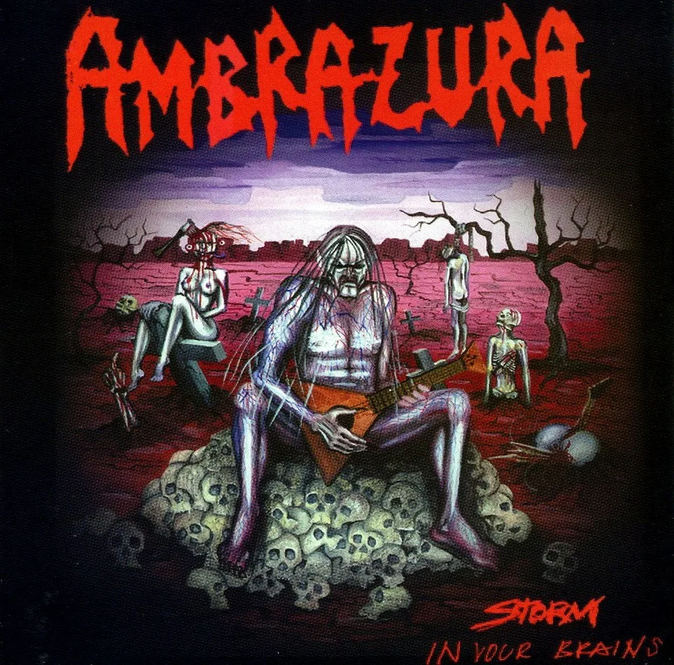 Official album cover art for the release Storm in Your Brains by Ambrazura