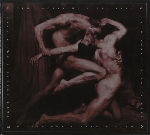 Official album cover art for the release Cocktails, Carnage, Crucifixion and Pornography by Ordo Rosarius Equilibrio
