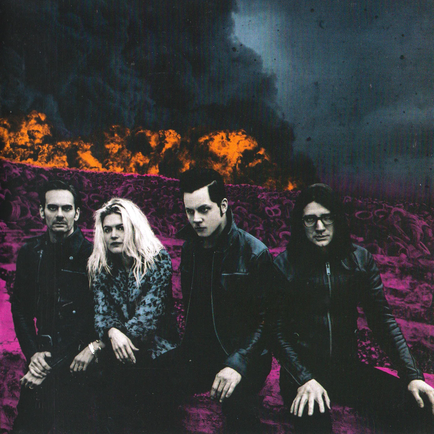 Official album cover art for the release Dodge and Burn by The Dead Weather