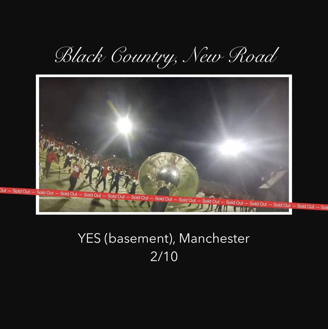Official album cover art for the release YES (02/10/2019) by Black Country, New Road