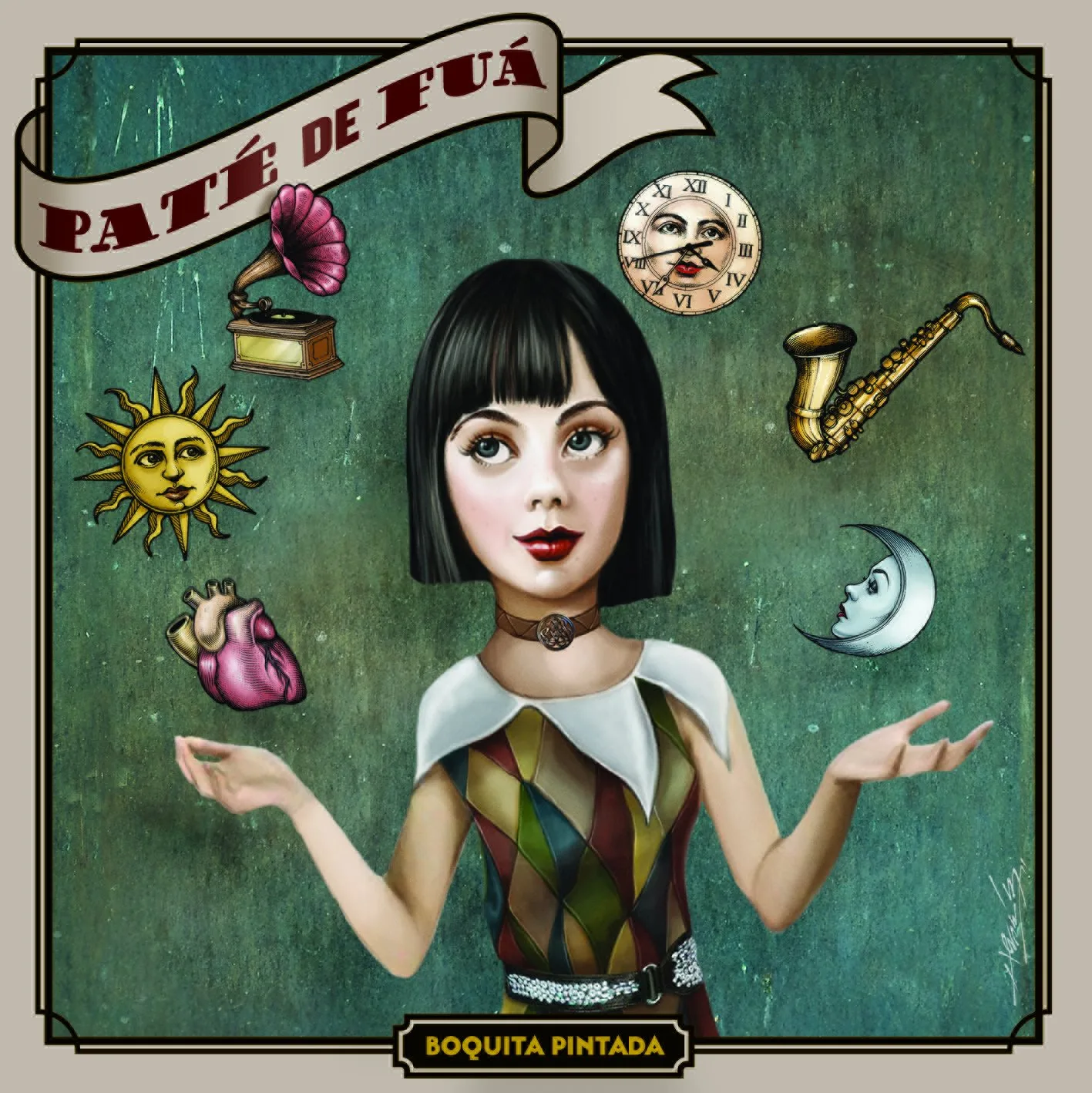 Official album cover art for the release Boquita pintada by Paté de Fuá