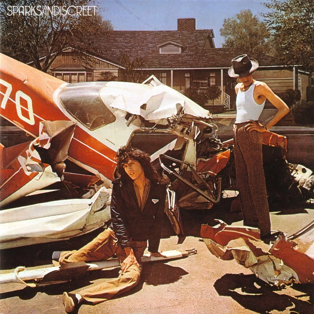 Official album cover art for the release Indiscreet by Sparks