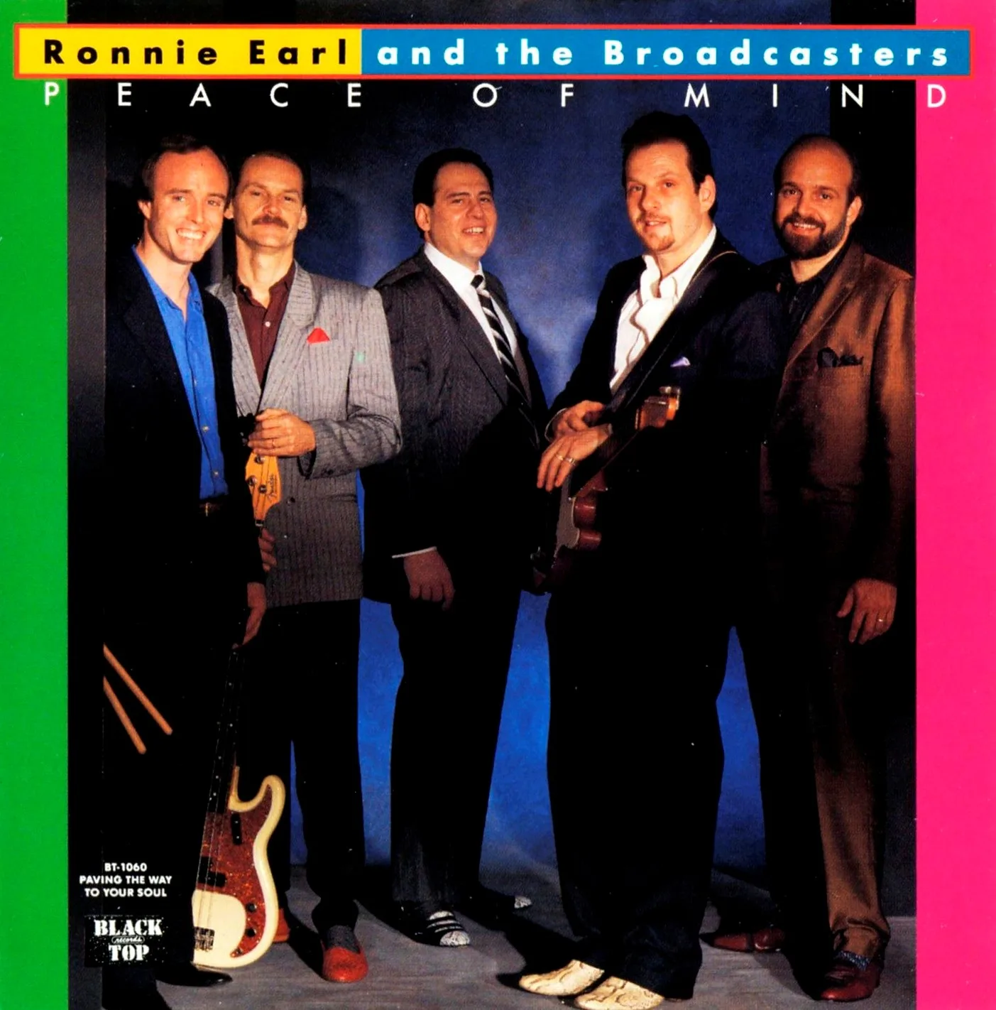 Official album cover art for the release Peace of Mind by Ronnie Earl and the Broadcasters