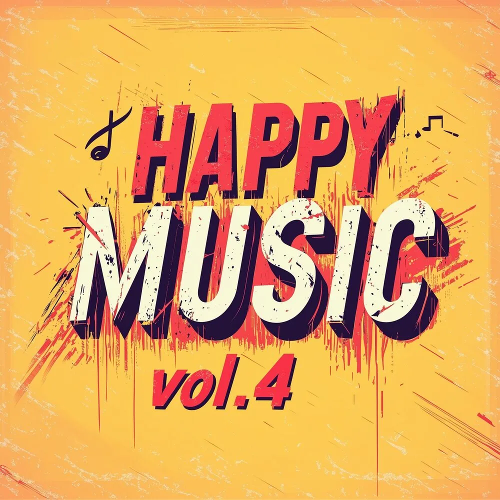 Official album cover artwork for Happy Music vol.4 by Alec Koff