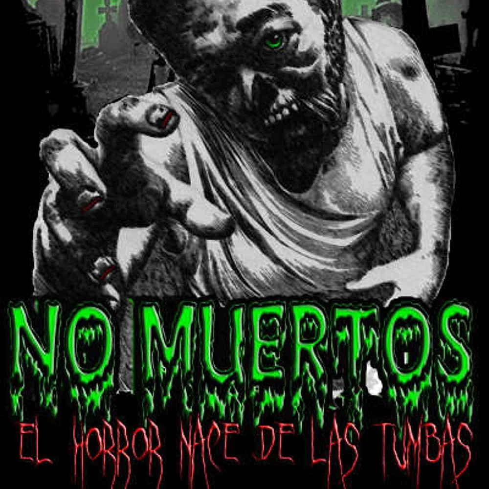 Official album cover art for the release El horror nace de las tumbas by No muertos