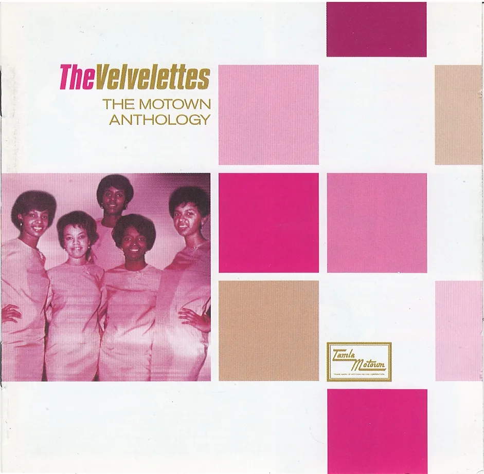 Official album cover art for the release The Motown Anthology by The Velvelettes