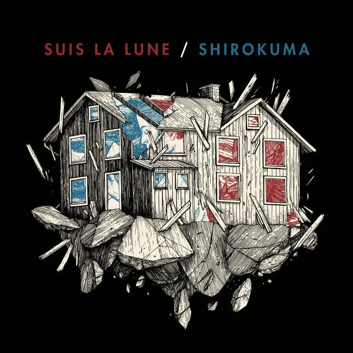 Official album cover art for the release Suis la lune / Shirokuma by Shirokuma