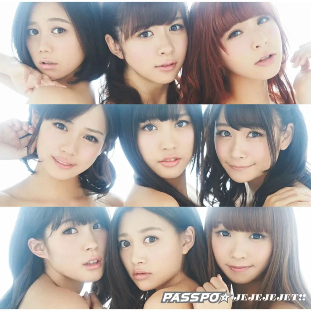 Official album cover art for the release JEJEJEJET!! by PASSPO☆