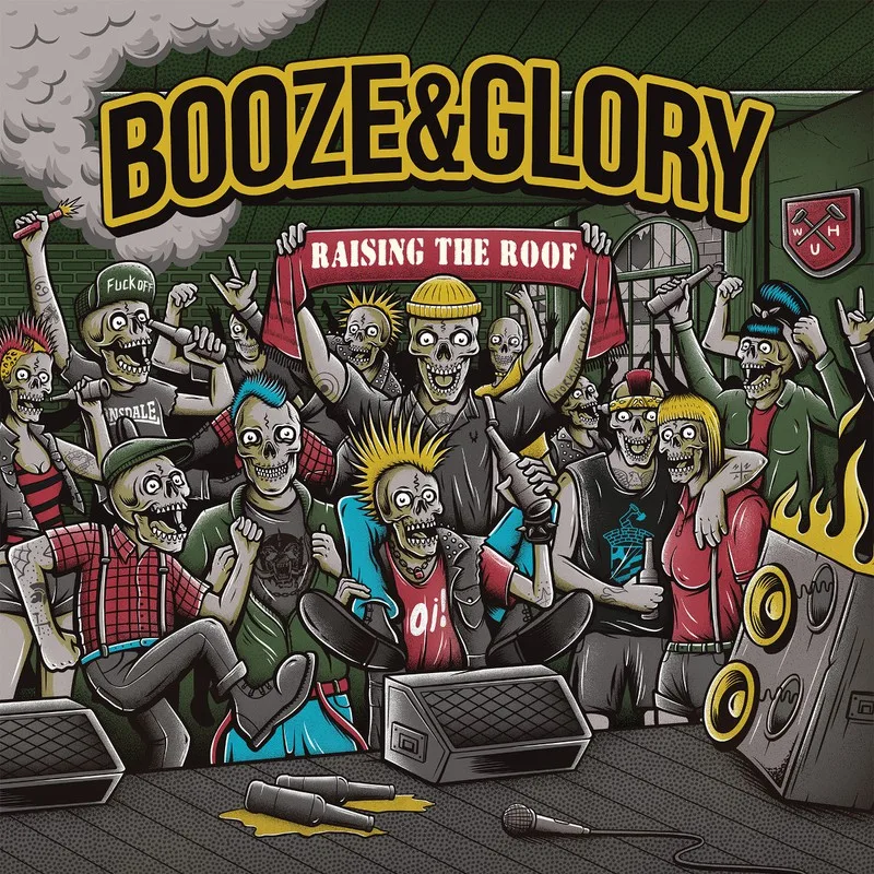 Official album cover art for the release Raising the Roof by Booze & Glory